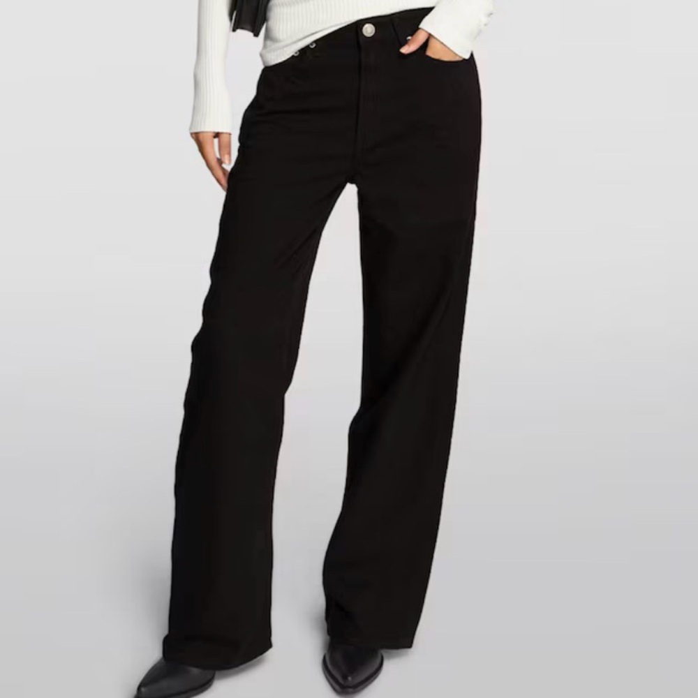 Rag & Bone Featherweight Logan Mid-Rise Wide-Leg Jeans